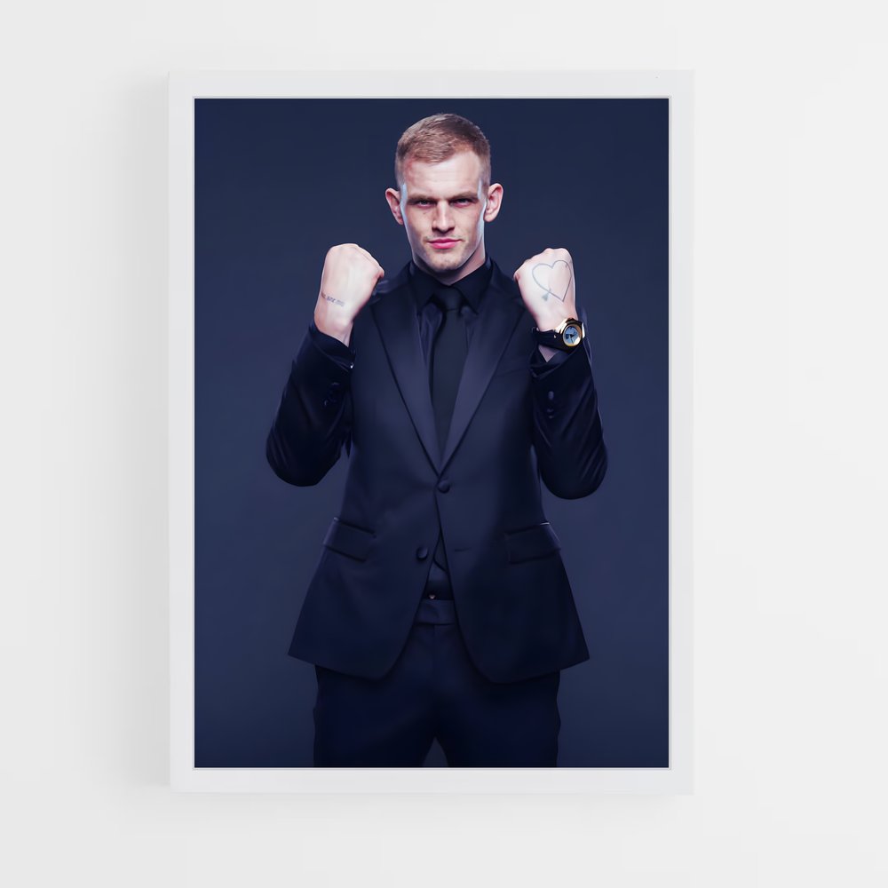 Poster The Gentleman Fighter – affiche MMA (vue 3)